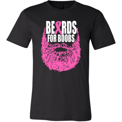 Breast Cancer Shirt. Breast Cancer. Beards Shirt. Cancer Awareness. Awareness Shirt. Cancer Shirt. Cancer Survivor. Pink Ribbon. T-shirt.
