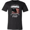 Veteran being the Pap Shirt