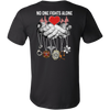 No One Fights Alone Shirt, Nurse Shirt, Back Shirt