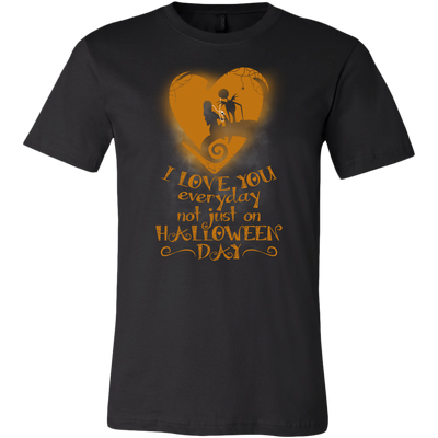 I Love You Everyday Not Just On Halloween Day Shirt, Jack and Sally Shirt, The Nightmare Before Christmas Shirt