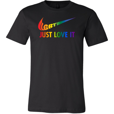LGBT-JUST-LOVE-IT-LGBT-SHIRTS-gay-pride-SHIRTS-rainbow-lesbian-equality-clothing-men-shirt