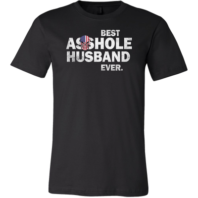 Best Asshole Husband Ever Shirts, On the Back