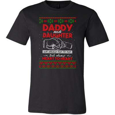 Daddy-and-Daughter-Not-Always-Eye-to-Eye-But-Always-Heart-to-Heart-Shirts-dad-shirt-father-shirt-fathers-day-gift-new-dad-gift-for-dad-funny-dad shirt-father-gift-new-dad-shirt-anniversary-gift-family-shirt-birthday-shirt-funny-shirts-sarcastic-shirt-best-friend-shirt-clothing-men-shirt