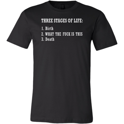 Three-Stages-of-Life-Birth-What-The-Fuck-is-This-Death-Shirt-funny-shirt-funny-shirts-sarcasm-shirt-humorous-shirt-novelty-shirt-gift-for-her-gift-for-him-sarcastic-shirt-best-friend-shirt-clothing-men-shirt