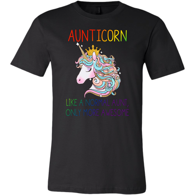 Aunticorn Like a Normal Aunt Only More Awesome Shirt, LGBT Shirt