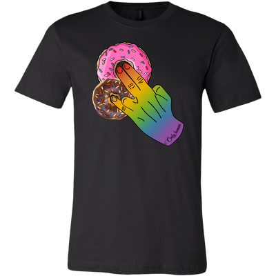 Dunkin-Donuts-Only-Human-Hand-Shirt-LGBT-SHIRTS-gay-pride-shirts-gay-pride-rainbow-lesbian-equality-clothing-men-shirt