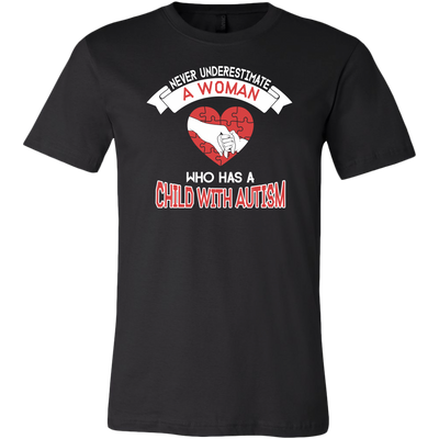 Never-Underestimate-A-Woman-Who-Has-a-Child-With-Autism-autism-shirts-autism-awareness-autism-shirt-for-mom-autism-shirt-teacher-autism-mom-autism-gifts-autism-awareness-shirt- puzzle-pieces-autistic-autistic-children-autism-spectrum-clothing-men-shirt