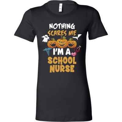 Nothing-Scares-Me-I'm-School-Nurse-Shirts-Halloween-Shirts-nurse-shirt-nurse-gift-nurse-nurse-appreciation-nurse-shirts-rn-shirt-personalized-nurse-gift-for-nurse-rn-nurse-life-registered-nurse-clothing-women-shirt
