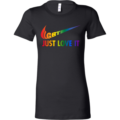 LGBT Just Love It Shirt 2018, LGBT Gay Lesbian Pride Shirt 2018 Bella Canvas