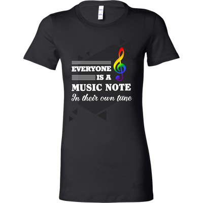 EVERYONE-IS-A-MUSIC-NOTE-INTHEIR-OWN-TUNE-lgbt-shirts-gay-pride-shirts-rainbow-lesbian-equality-clothing-women-shirt