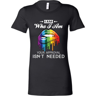 LGBT T-shirt. I Am Who I Am Your Approval Isn't Needed Shirt 2018. LGBT shirt. Pride Shirt 2018. LGBT Gay Lesbian Pride Shirt 2018. T-shirt