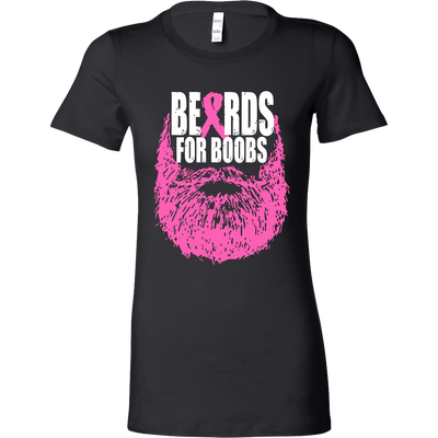 Breast Cancer Shirt. Breast Cancer. Beards Shirt. Cancer Awareness. Awareness Shirt. Cancer Shirt. Cancer Survivor. Pink Ribbon. T-shirt.