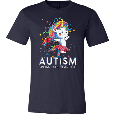 Autism Dancing Purple Navy Pink