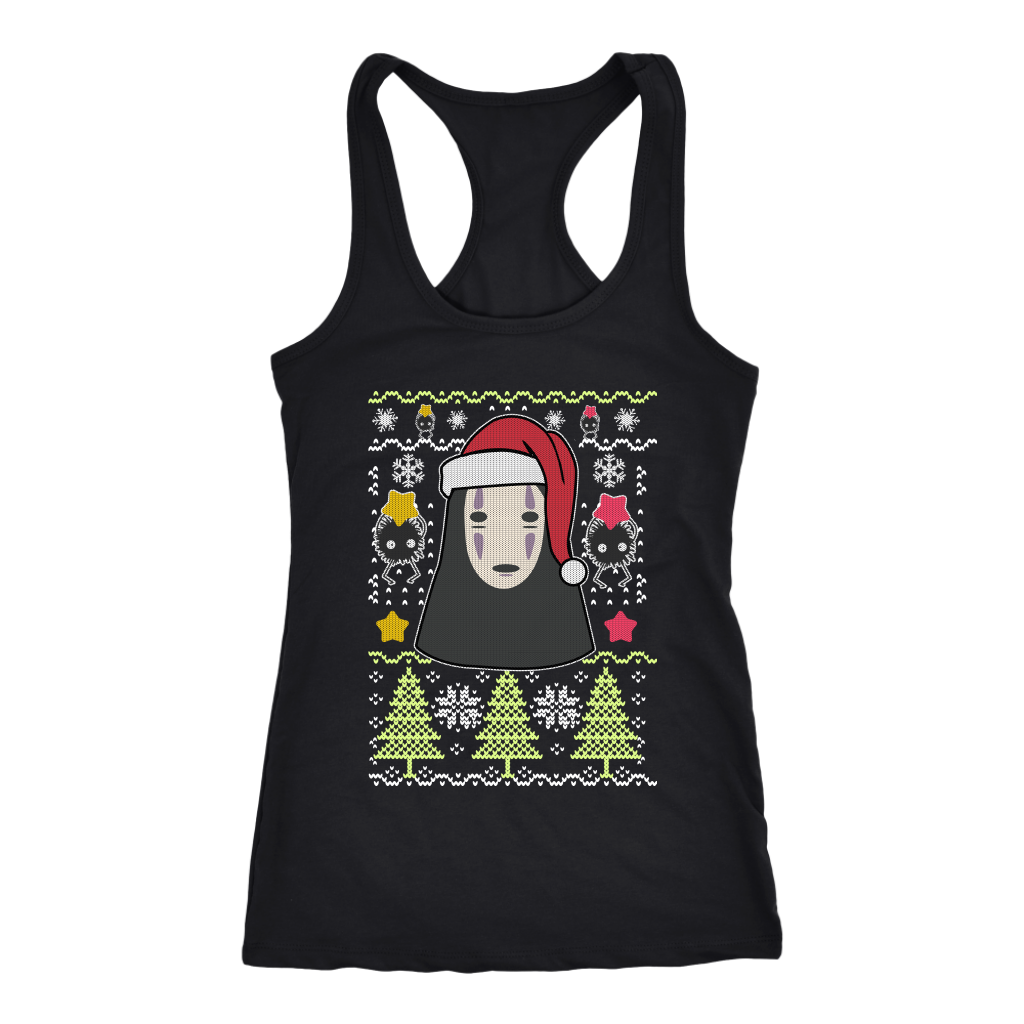 No Face Kaonashi Nerd Sweatshirt, Christmas Shirt - Dashing Tee