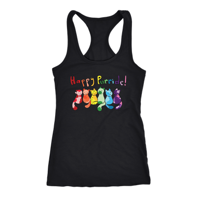 HAPPY-PURRIDE-gay-pride-shirts-lgbt-shirt-rainbow-lesbian-equality-clothing-men-women-racerback-tank-tops