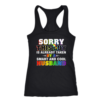 Sorry-This-Guy-is-Already-Taken-By-a-Smart-and-Cool-Husband-Shirts-LGBT-shirtS-gay-pride-SHIRTS-rainbow-lesbian-equality-clothing-women-men-racerback-tank-tops