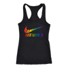 LGBT-JUST-LOVE-IT-LGBT-SHIRTS-gay-pride-SHIRTS-rainbow-lesbian-equality-clothing-women-men-racerback-tank-tops