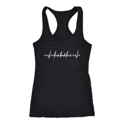 Fuck-Fuck-Fuck-Heart-Rhythm-Shirt-nurse-shirt-nurse-gift-nurse-nurse-appreciation-nurse-shirts-rn-shirt-personalized-nurse-gift-for-nurse-rn-nurse-life-registered-nurse-clothing-women-men-racerback-tank-tops