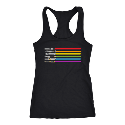Lightsaber-Rainbow-Star-Wars-Shirt-LGBT-SHIRTS-gay-pride-shirts-gay-pride-rainbow-lesbian-equality-clothing-women-men-racerback-tank-tops