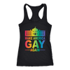 MAKE-AMERICA-GAY-AGAIN-lgbt-shirts-gay-pride-rainbow-lesbian-equality-clothing-women-men-racerback-tank-tops