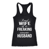 Proud Wife of a Freaking awesome Husband Shirt, Wife Shirt