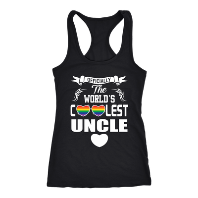 Officially-The-World's-Coolest-Uncle-Shirts-LGBT-SHIRTS-gay-pride-shirts-gay-pride-rainbow-lesbian-equality-clothing-women-men-racerback-tank-tops