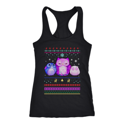 Owl-Christmas-Shirt-Owl-Sweatshirt-merry-christmas-christmas-shirt-holiday-shirt-christmas-shirts-christmas-gift-christmas-tshirt-santa-claus-ugly-christmas-ugly-sweater-christmas-sweater-sweater-family-shirt-birthday-shirt-funny-shirts-sarcastic-shirt-best-friend-shirt-clothing-women-men-racerback-tank-tops