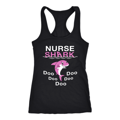 Nurse-Shark-Shirt-nurse-shirt-nurse-gift-nurse-nurse-appreciation-nurse-shirts-rn-shirt-personalized-nurse-gift-for-nurse-rn-nurse-life-registered-nurse-clothing-women-men-racerback-tank-tops