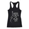 Keep Calm and Play On Guitar Shirt, Guitar Shirt