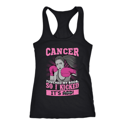 Breast-Cancer-Awareness-Shirt-Cancer-Touched-My-Boob-So-I-Kicked-It-s-Ass-breast-cancer-shirt-breast-cancer-cancer-awareness-cancer-shirt-cancer-survivor-pink-ribbon-pink-ribbon-shirt-awareness-shirt-family-shirt-birthday-shirt-best-friend-shirt-clothing-women-men-racerback-tank-tops