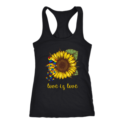 Love is Love Sunflower Shirt, LGBT Shirt, Pride Shirt