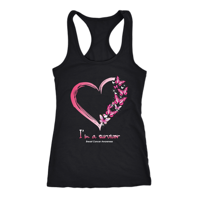 I-m-A-Survivor-Breast-Cancer-Awareness-Heart-Butterfly-Shirt-breast-cancer-shirt-breast-cancer-cancer-awareness-cancer-shirt-cancer-survivor-pink-ribbon-pink-ribbon-shirt-awareness-shirt-family-shirt-birthday-shirt-best-friend-shirt-clothing-women-men-racerback-tank-tops