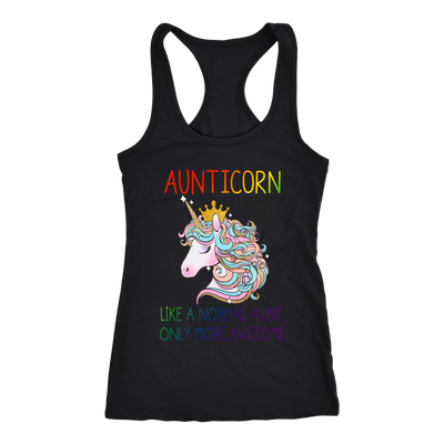 Aunticorn Like a Normal Aunt Only More Awesome Shirt, LGBT Shirt