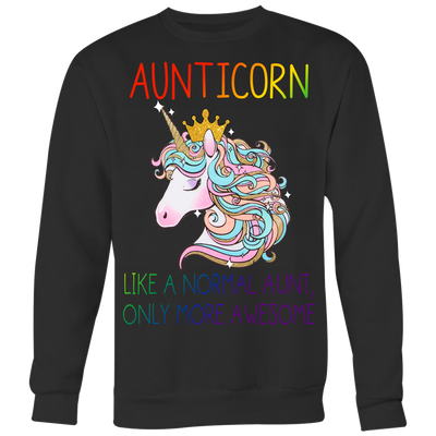 Aunticorn Like a Normal Aunt Only More Awesome Shirt, LGBT Shirt