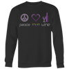 Peace-Love-Wine-Shirts-LGBT-SHIRTS-gay-pride-shirts-gay-pride-rainbow-lesbian-equality-clothing-women-men-sweatshirt