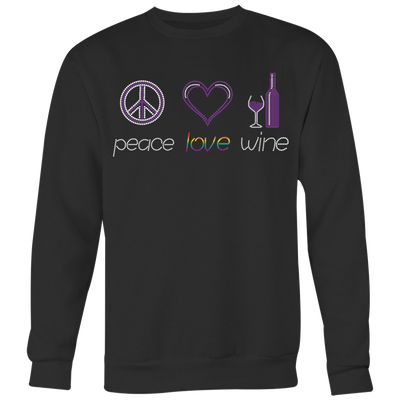 Peace-Love-Wine-Shirts-LGBT-SHIRTS-gay-pride-shirts-gay-pride-rainbow-lesbian-equality-clothing-women-men-sweatshirt
