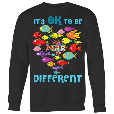It's-Ok-To-Be-Different-Shirts-autism-shirts-autism-awareness-autism-shirt-for-mom-autism-shirt-teacher-autism-mom-autism-gifts-autism-awareness-shirt- puzzle-pieces-autistic-autistic-children-autism-spectrum-clothing-women-men-sweatshirt