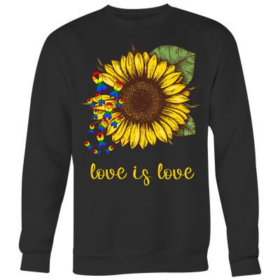 Love is Love Sunflower Shirt, LGBT Shirt, Pride Shirt