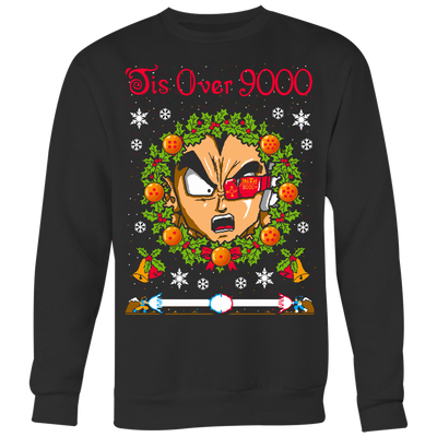 Dragon-Ball-Shirt-Tis-Over-9000-Shirt-merry-christmas-christmas-shirt-anime-shirt-anime-anime-gift-anime-t-shirt-manga-manga-shirt-Japanese-shirt-holiday-shirt-christmas-shirts-christmas-gift-christmas-tshirt-santa-claus-ugly-christmas-ugly-sweater-christmas-sweater-sweater-family-shirt-birthday-shirt-funny-shirts-sarcastic-shirt-best-friend-shirt-clothing-women-men-sweatshirt