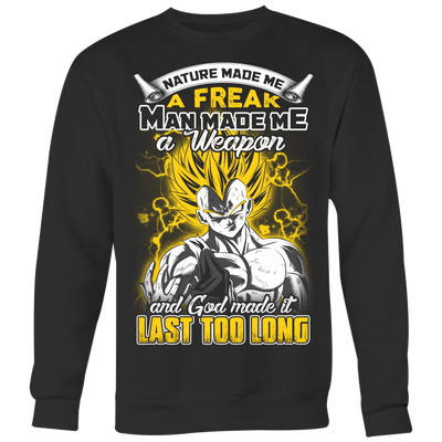 Dragon-Ball-Shirt-Nature-Made-Me-A-Freak-Man-Made-Me-a-Weapon-and-God-Made-It-Last-Too-Long-merry-christmas-christmas-shirt-anime-shirt-anime-anime-gift-anime-t-shirt-manga-manga-shirt-Japanese-shirt-holiday-shirt-christmas-shirts-christmas-gift-christmas-tshirt-santa-claus-ugly-christmas-ugly-sweater-christmas-sweater-sweater-family-shirt-birthday-shirt-funny-shirts-sarcastic-shirt-best-friend-shirt-clothing-women-men-sweatshirt