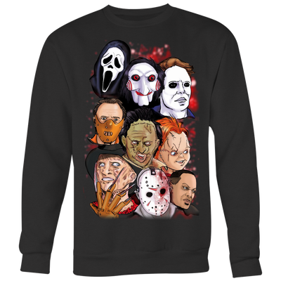 Halloween Horror Icons Shirt, Horror Movie Shirt - Dashing Tee