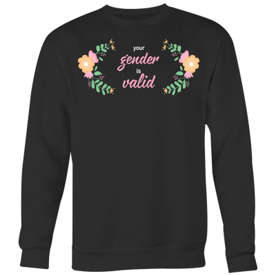 YOUR-GENDER-IS-VALID-lgbt-shirts-gay-pride-shirts-rainbow-lesbian-equality-clothing-women-men-sweatshirt