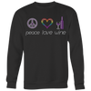 Peace-Love-Wine-Shirts-LGBT-SHIRTS-gay-pride-shirts-gay-pride-rainbow-lesbian-equality-clothing-women-men-sweatshirt