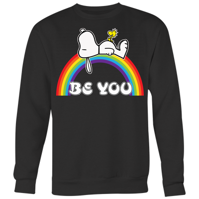 Be-You-Shirts-Snoopy-Shirts-LGBT-SHIRTS-gay-pride-shirts-gay-pride-rainbow-lesbian-equality-clothing-women-men-sweatshirt