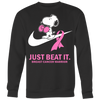 Just Beat It, Breast Cancer Warrior Snoopy Shirt