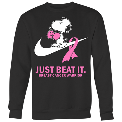 Just Beat It, Breast Cancer Warrior Snoopy Shirt