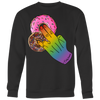 Dunkin-Donuts-Only-Human-Hand-Shirt-LGBT-SHIRTS-gay-pride-shirts-gay-pride-rainbow-lesbian-equality-clothing-women-men-sweatshirt