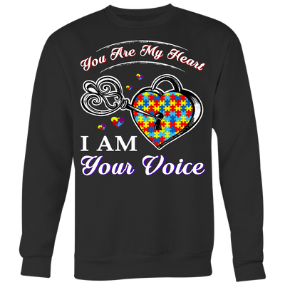 You-Are-My-Heart-I-Am-Your-Voice-Shirts-autism-shirts-autism-awareness-autism-shirt-for-mom-autism-shirt-teacher-autism-mom-autism-gifts-autism-awareness-shirt- puzzle-pieces-autistic-autistic-children-autism-spectrum-clothing-women-men-sweatshirt