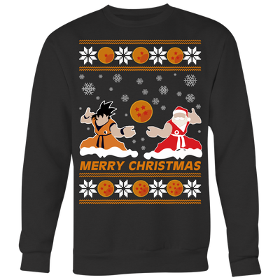 Christmas Sweatshirt, Merry Christmas, Anime, Anime T-shirt, Manga, Santa Claus, Christmas, Holiday Shirt, Christmas Shirts, Sweater.