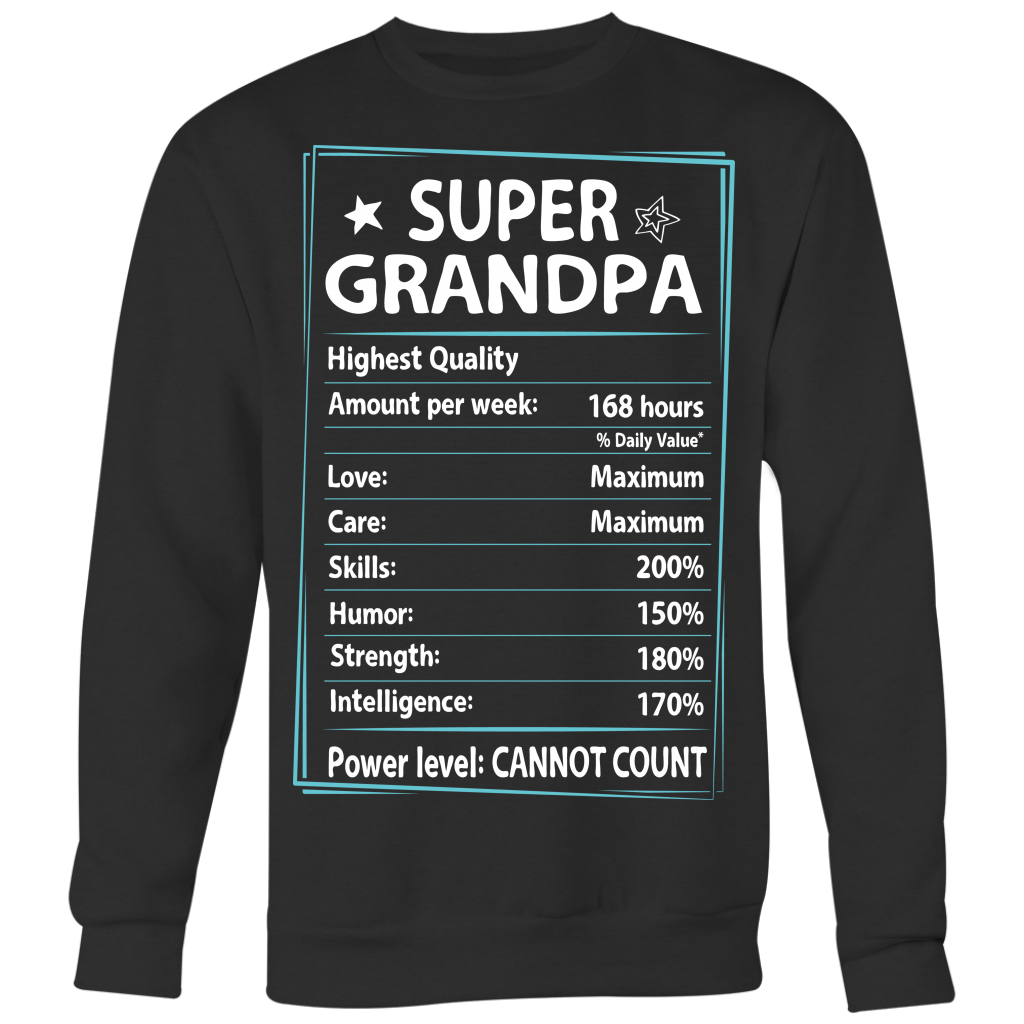 Super Grandpa Shirt, Grandpa Shirt - Dashing Tee